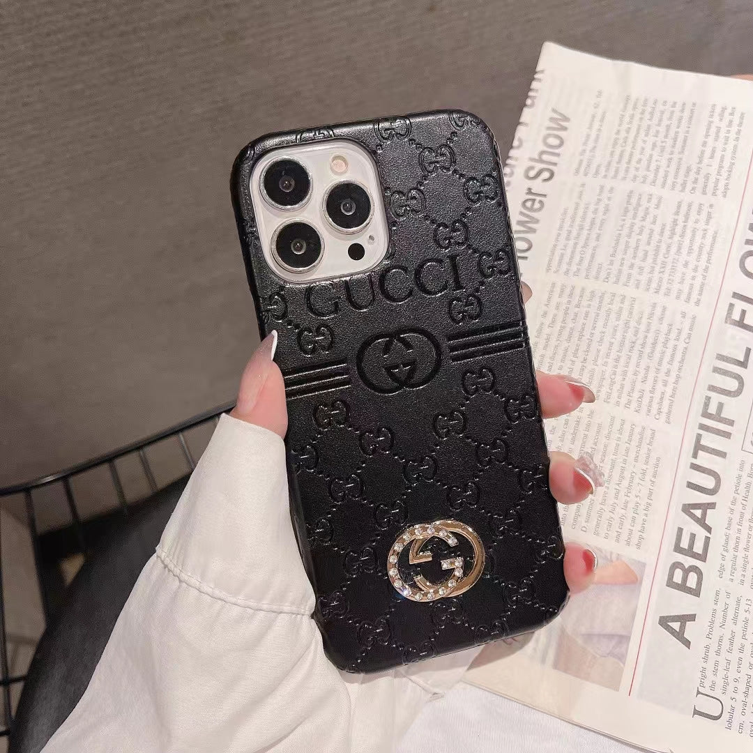 Luxurious iPhone Case with Embossed Detailing