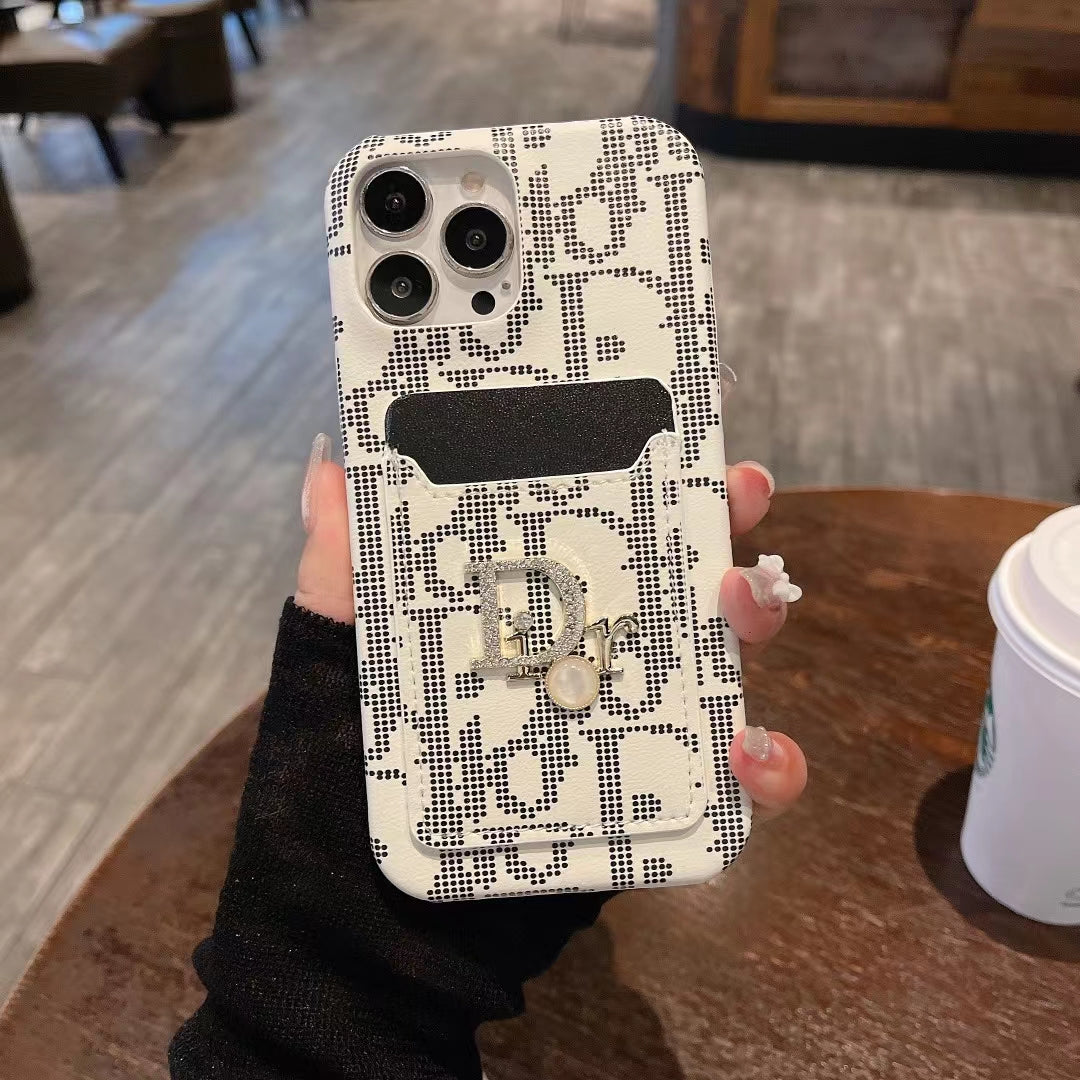 Lady Luxury iPhone Case with Integrated Card Holder