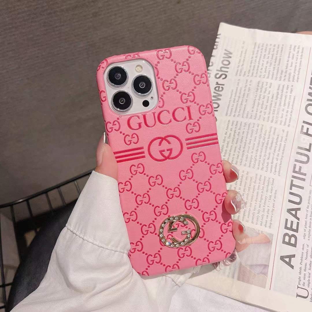 Luxurious iPhone Case with Embossed Detailing