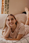 Luxuii Waffle Knit Loungewear Pajama Set