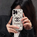 Embossed iPhone Case: Classic Luxury Design