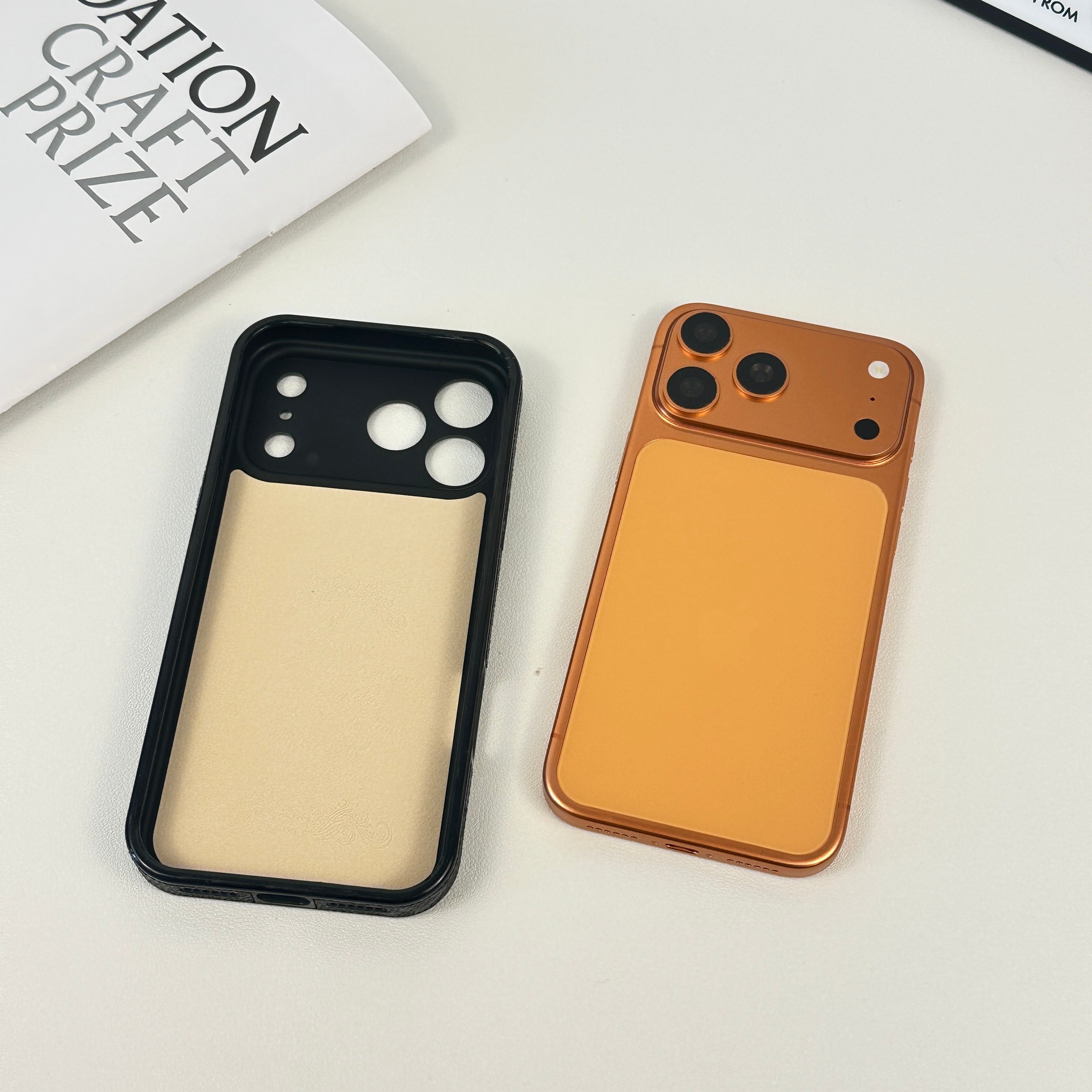 Premium Monogram Magnetic iPhone Case With Magsafe
