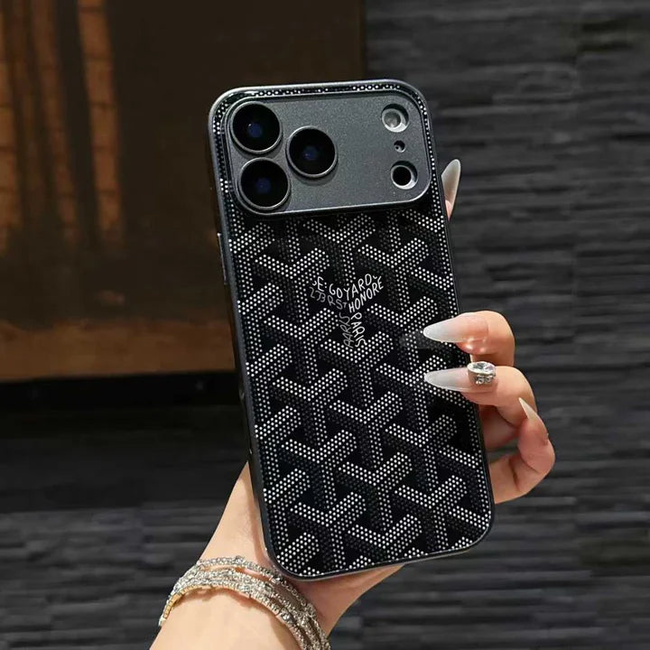 Premium Vintage Monogram Protective iPhone Case