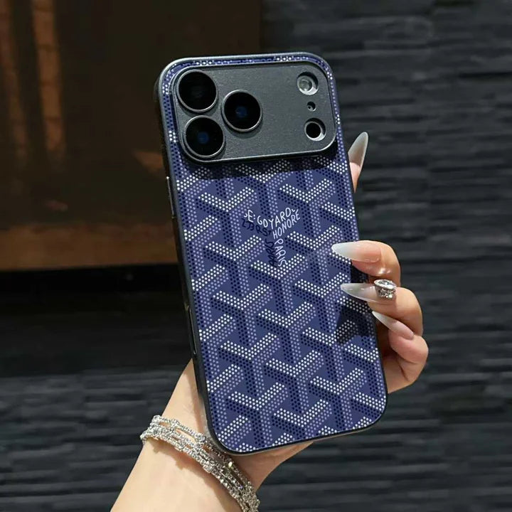 Premium Vintage Monogram Protective iPhone Case