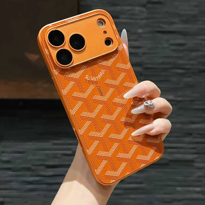 Premium Vintage Monogram Protective iPhone Case