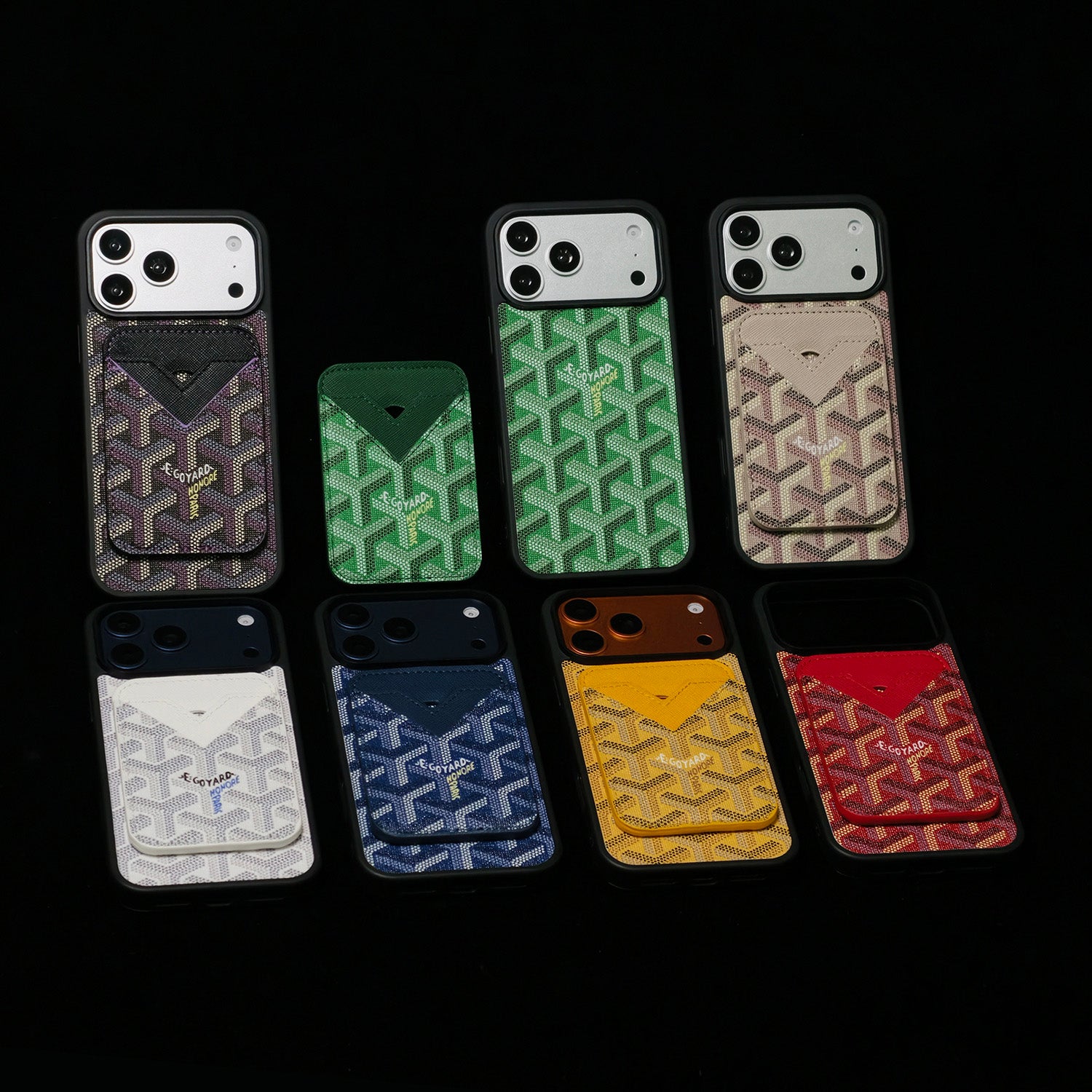 GD Vintage Leather Case Magsafe Card-Holder For iPhone 12-17