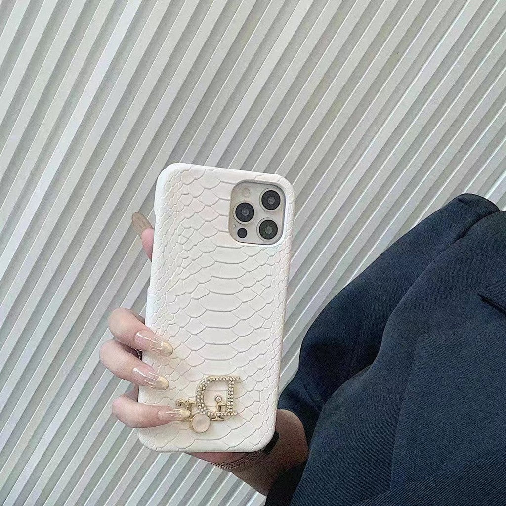 Serpent Pattern Luxury Phone Case for iPhone