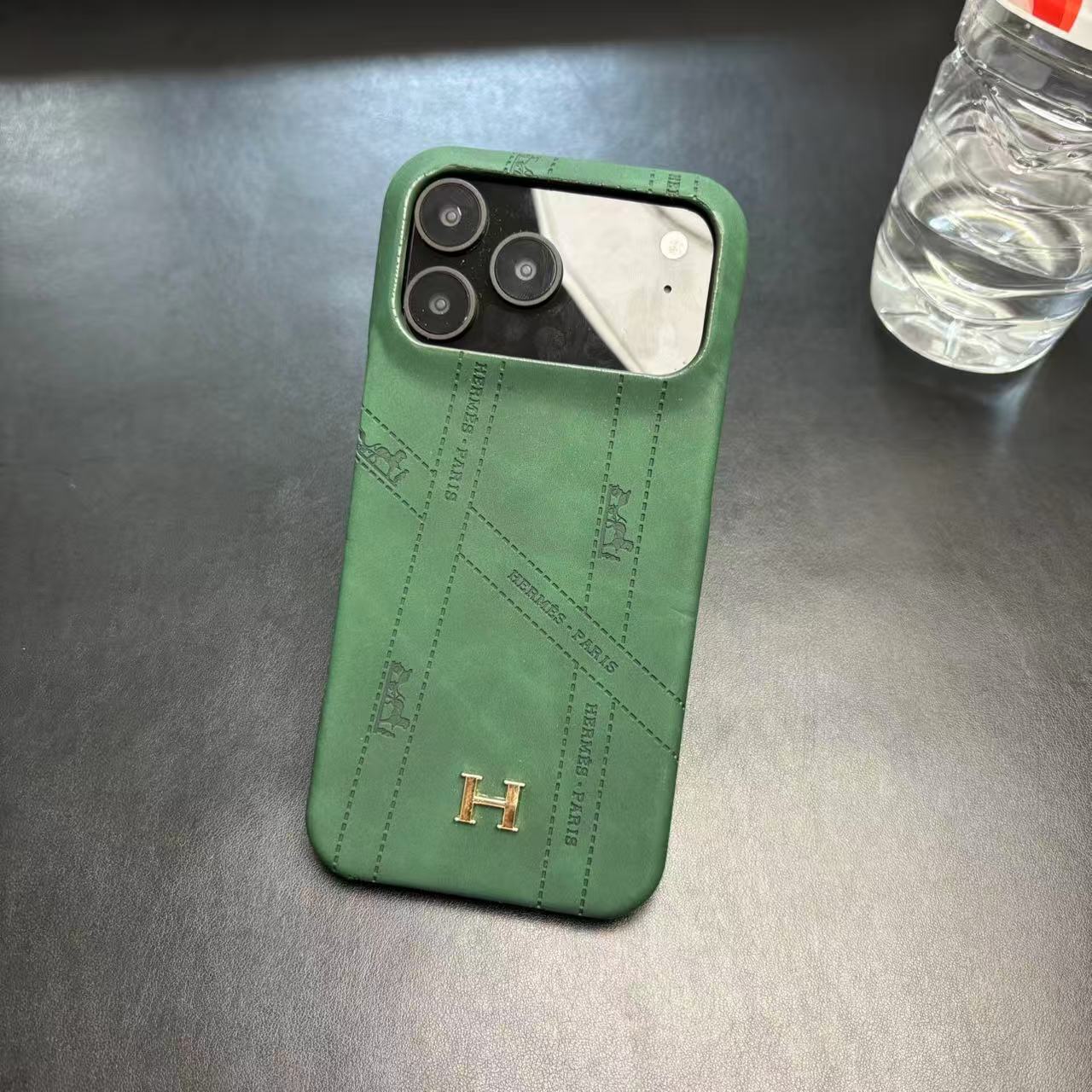 Luxury Leather Case For iPhone 12-17