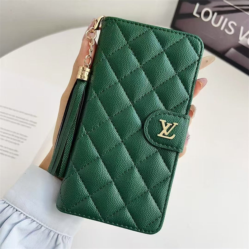Premium Leather Wallet Leather Crossbody Bag iPhone Case