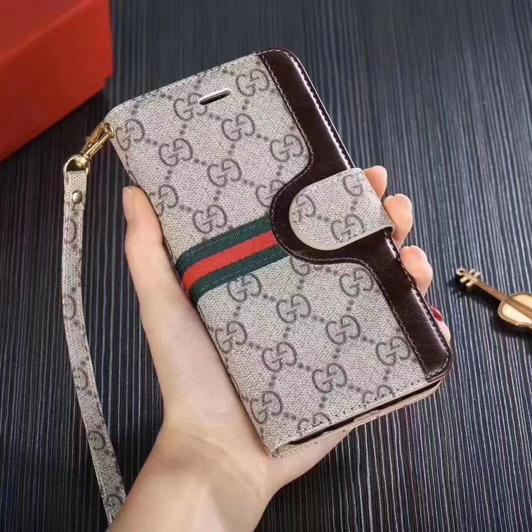 Luxury iPhone & AirPods Case with Card Holder
