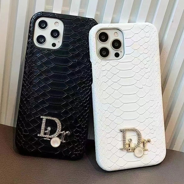 Serpent Pattern Luxury Phone Case for iPhone