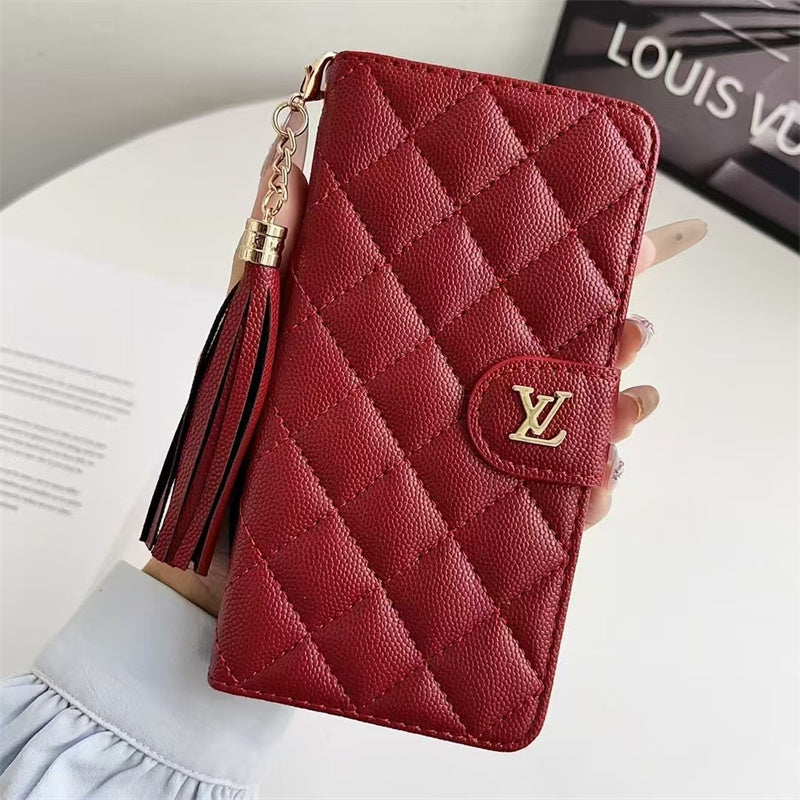 Premium Leather Wallet Leather Crossbody Bag iPhone Case