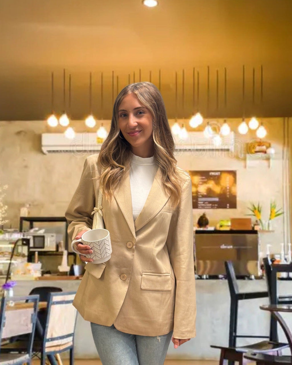 Luxuii Business Casual Blazers Fall Jackets Lapel Open Front Blazer