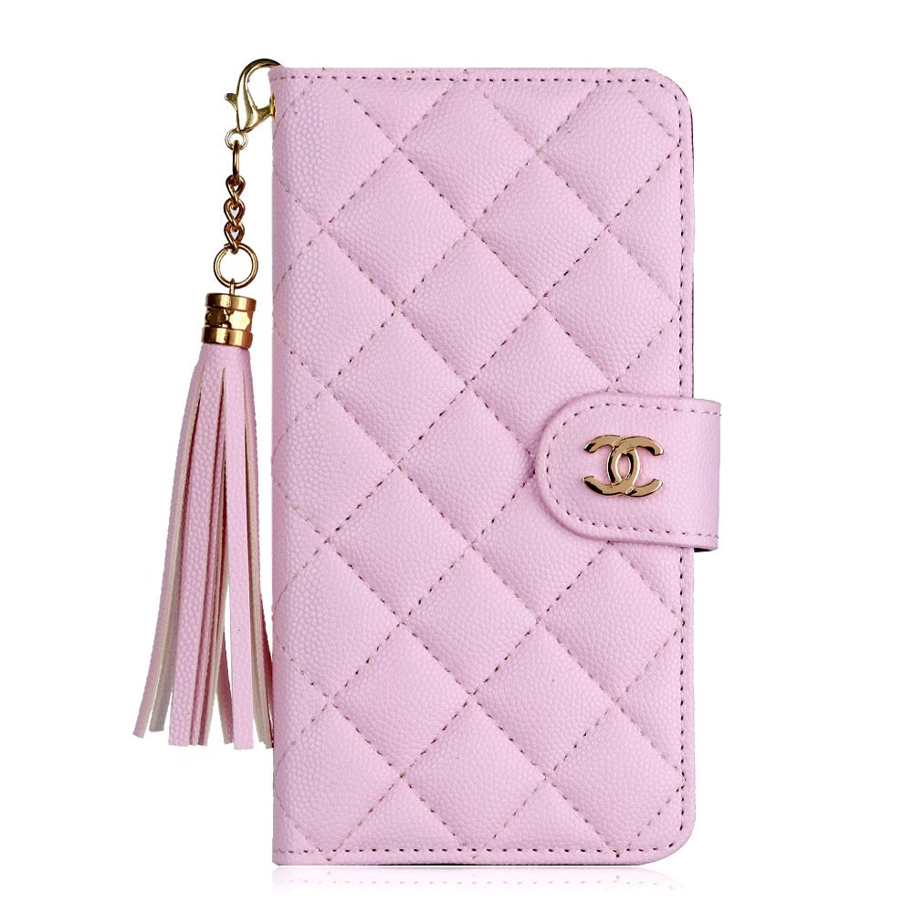 Elegant Quilted Wallet & Card Holder iPhone Case