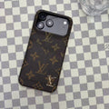 Leather Case with Card Holder For iPhone 12-17 Series