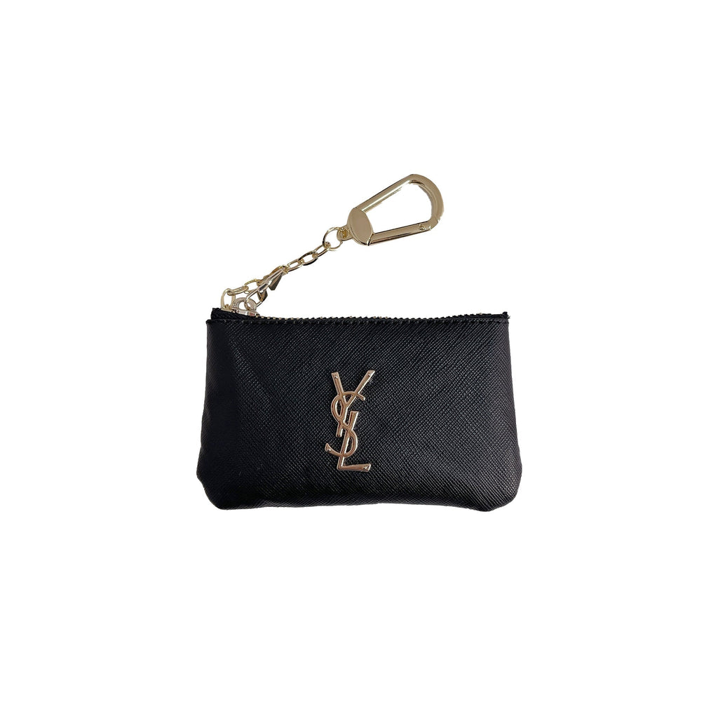 Luxury Inspired Coin Pouches with Keychain