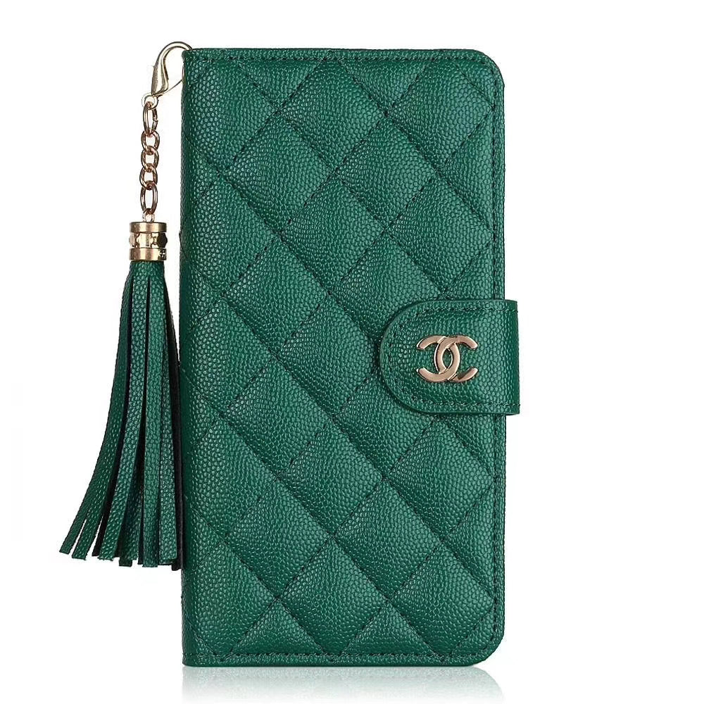 Elegant Quilted Wallet & Card Holder iPhone Case