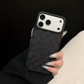 Inspired Monogram Phone Case – Premium Leather Texture Slim Fit Bumper Case