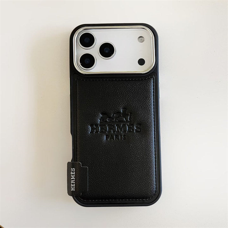 Premium Leather Style Case for iPhone 12 - 17 Series