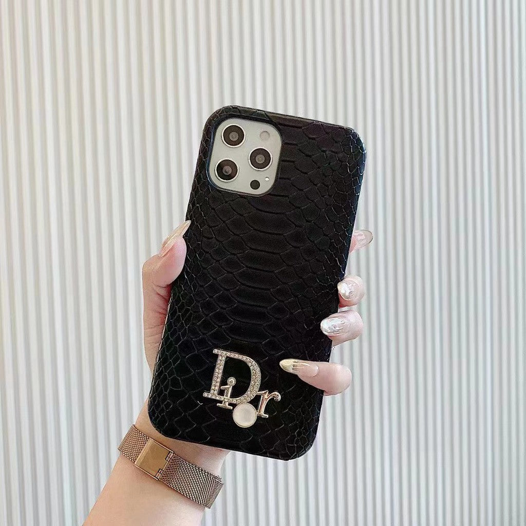 Serpent Pattern Luxury Phone Case for iPhone