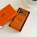 Premium Leather Style Case for iPhone 12 - 17 Series