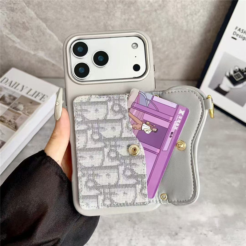 Leather Phone Case With Card Holder For iPhone 17/ 16 / 15/ 14