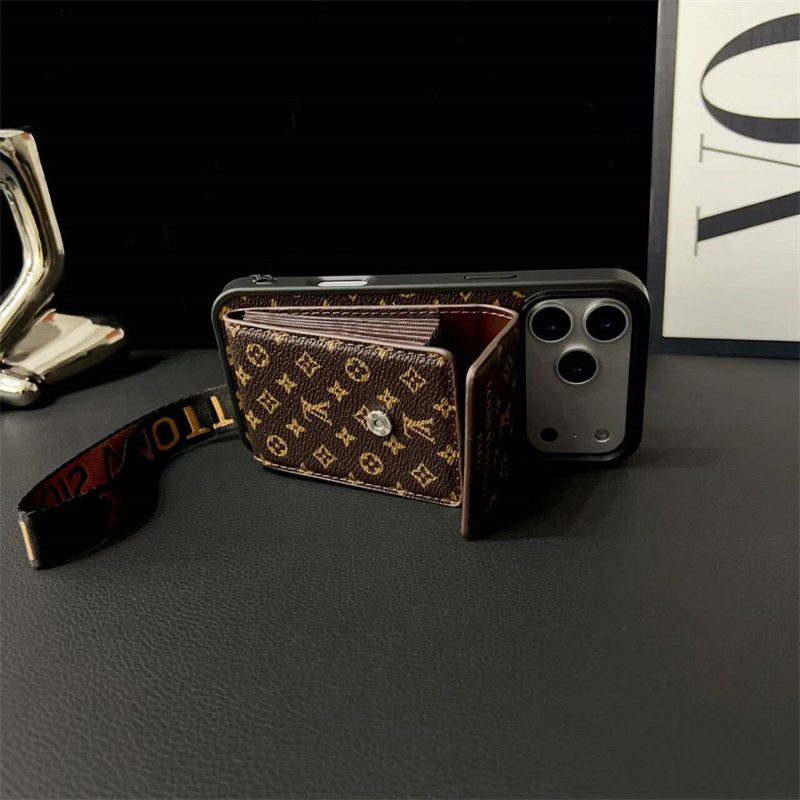Phone case with card slot for iPhone 12-17 Series