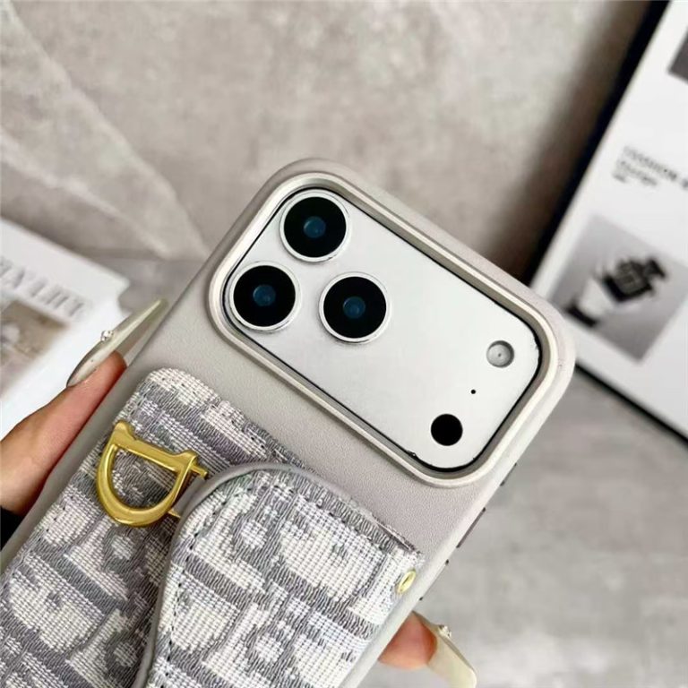 Leather Phone Case With Card Holder For iPhone 17/ 16 / 15/ 14
