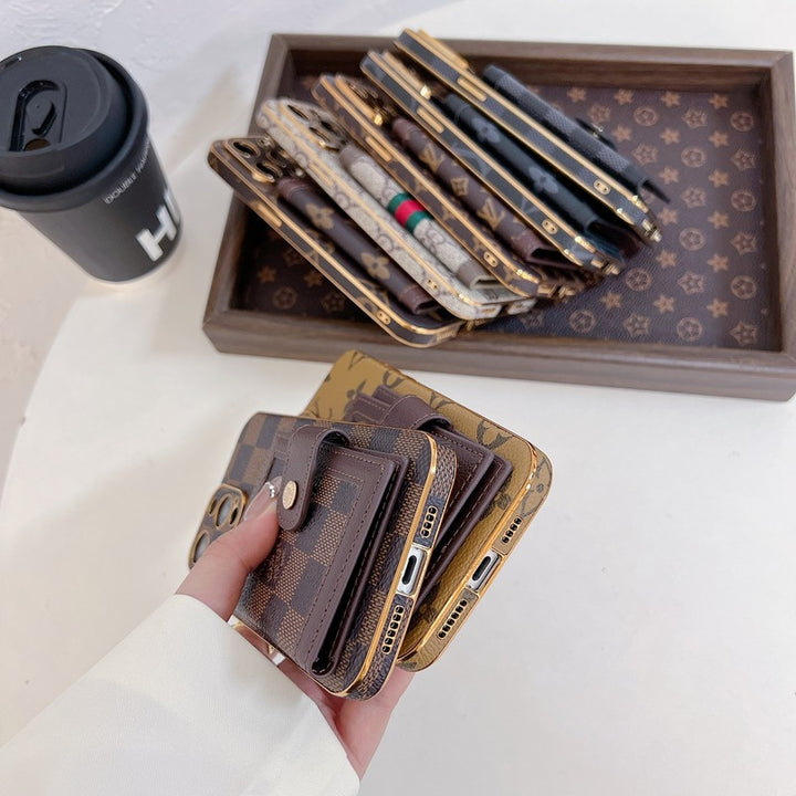 Luxury Classic Color Card Bag iPhone Case