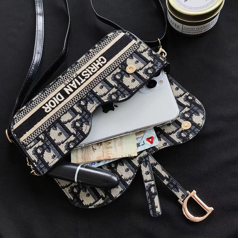 Luxury Phone Bag with Crossbody Strap