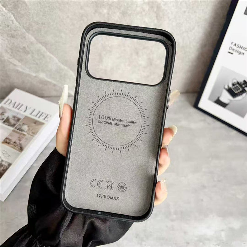 Leather Phone Case With Card Holder For iPhone 17/ 16 / 15/ 14