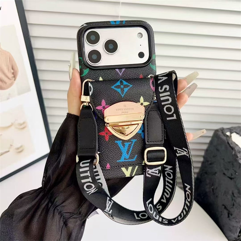 Luxury Phone Case with Strape For iPhone 13-17 Series