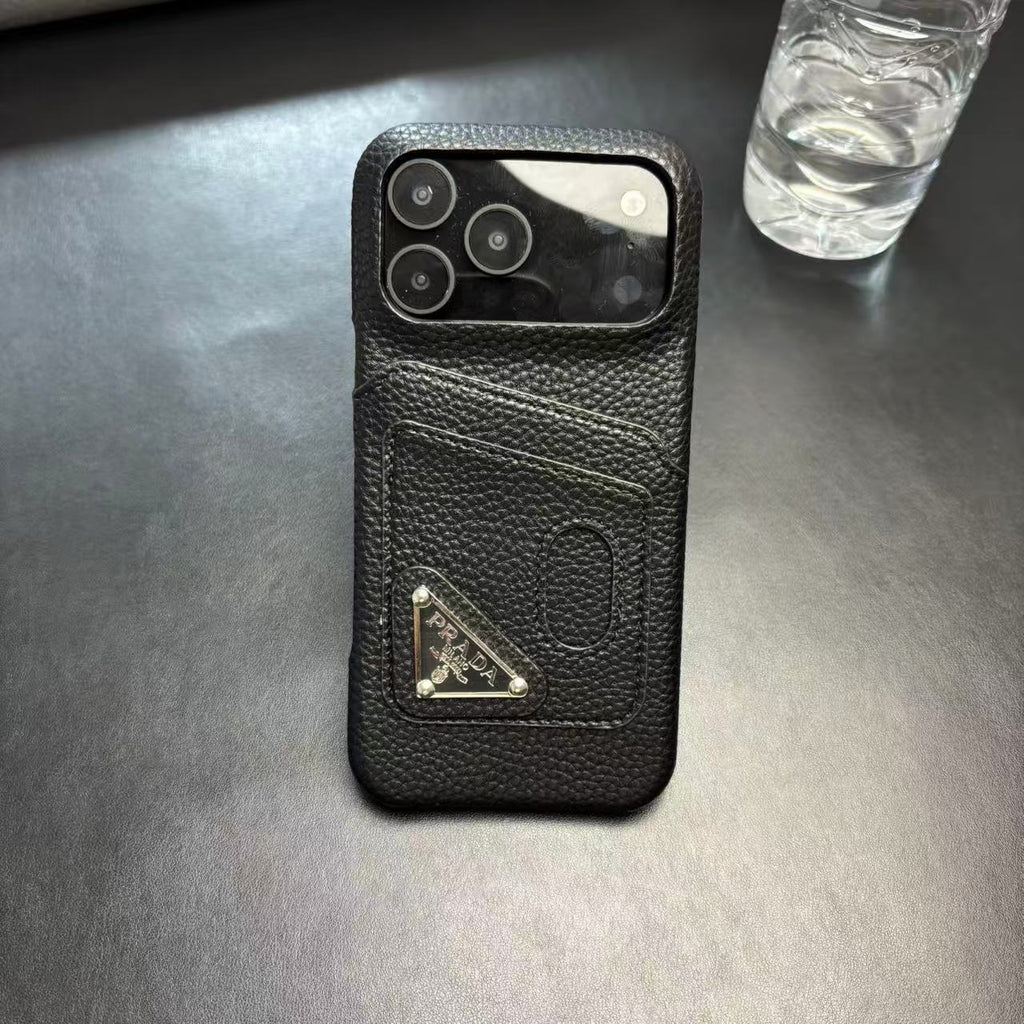 Stylish Case with Card Holder For iPhone 13-17