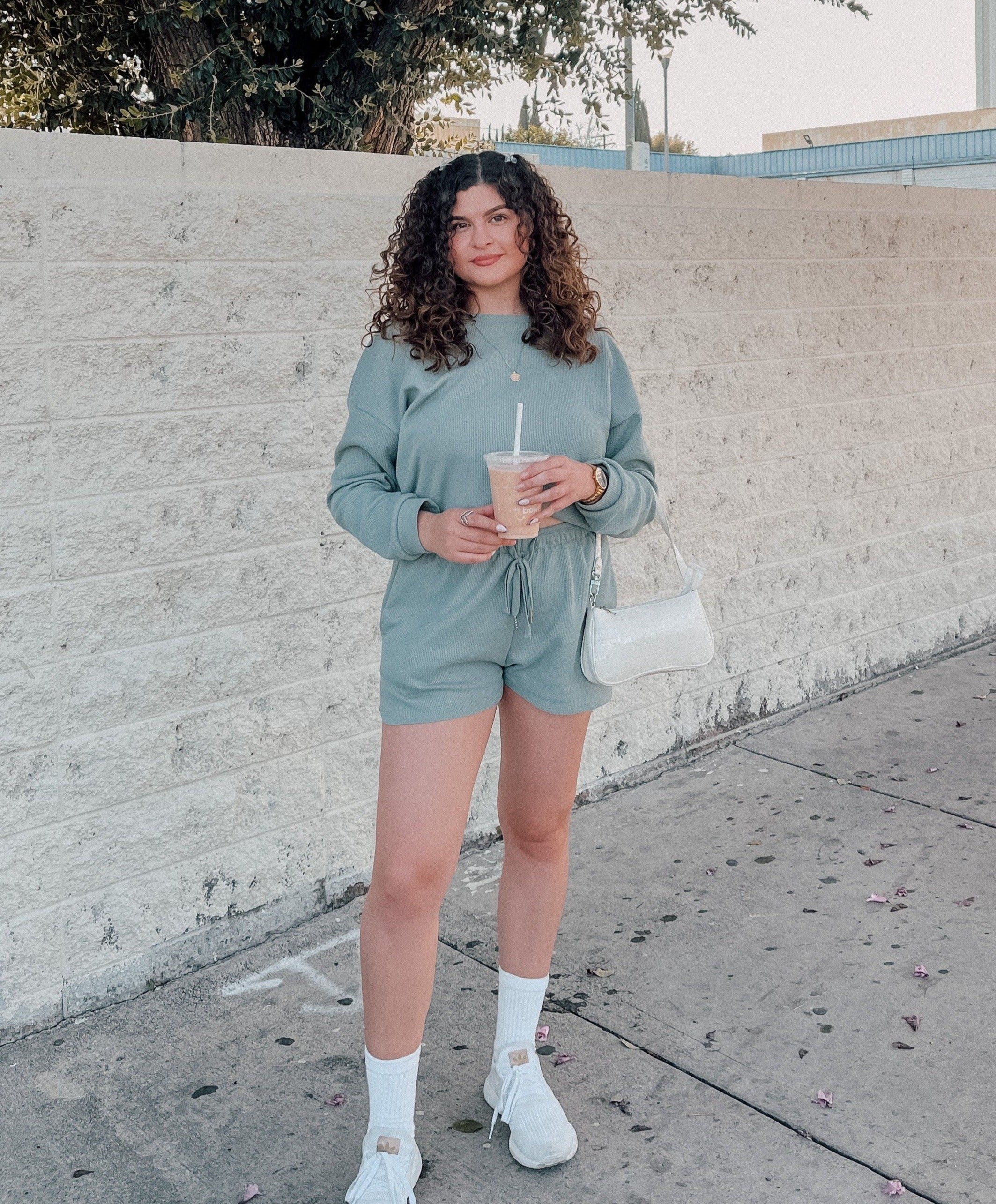 Luxuii Waffle Knit Lounge Pajama Set