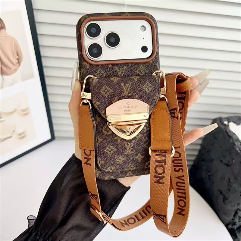 Luxury Phone Case with Strape For iPhone 13-17 Series