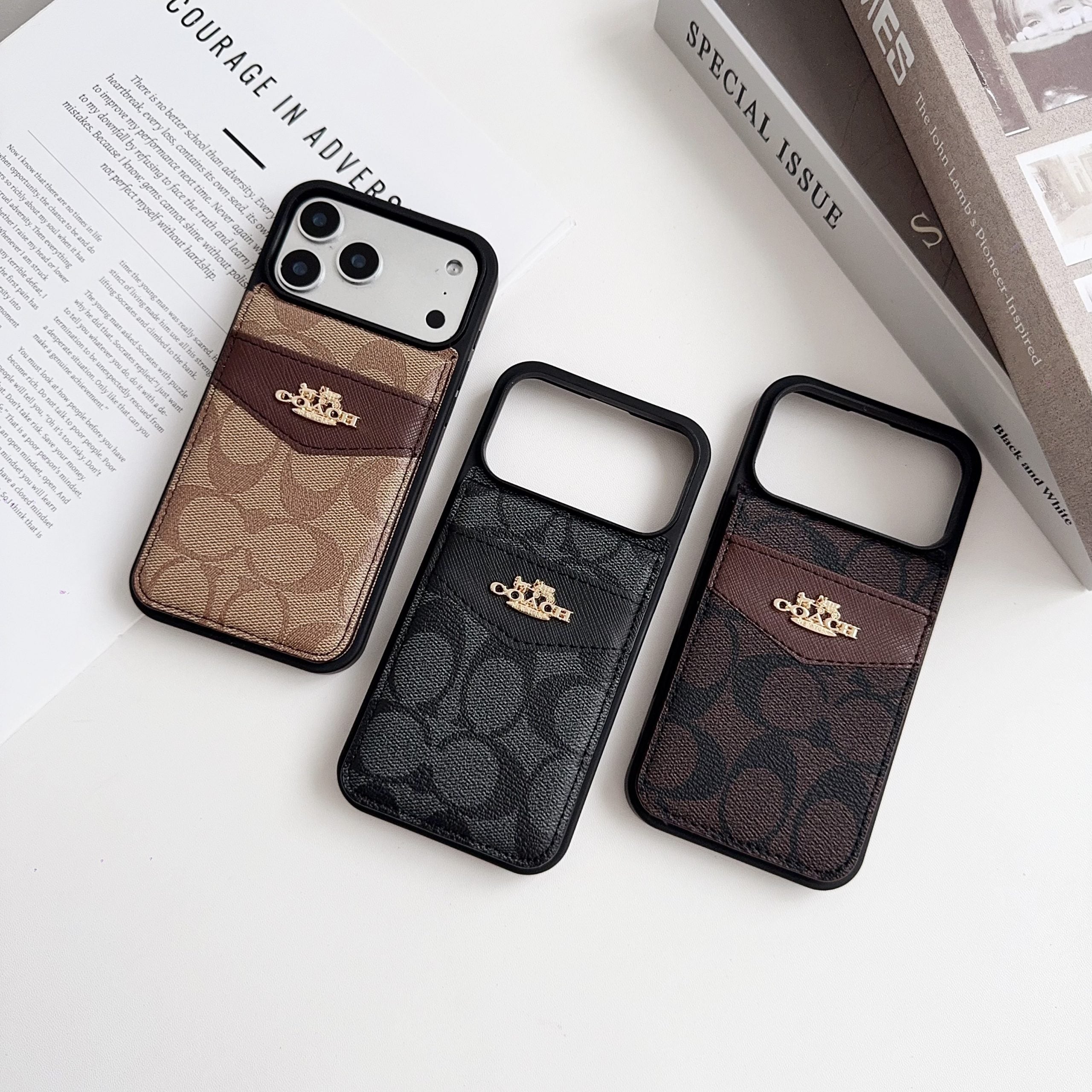 Premium Card Holder iPhone Case for 12-17 series