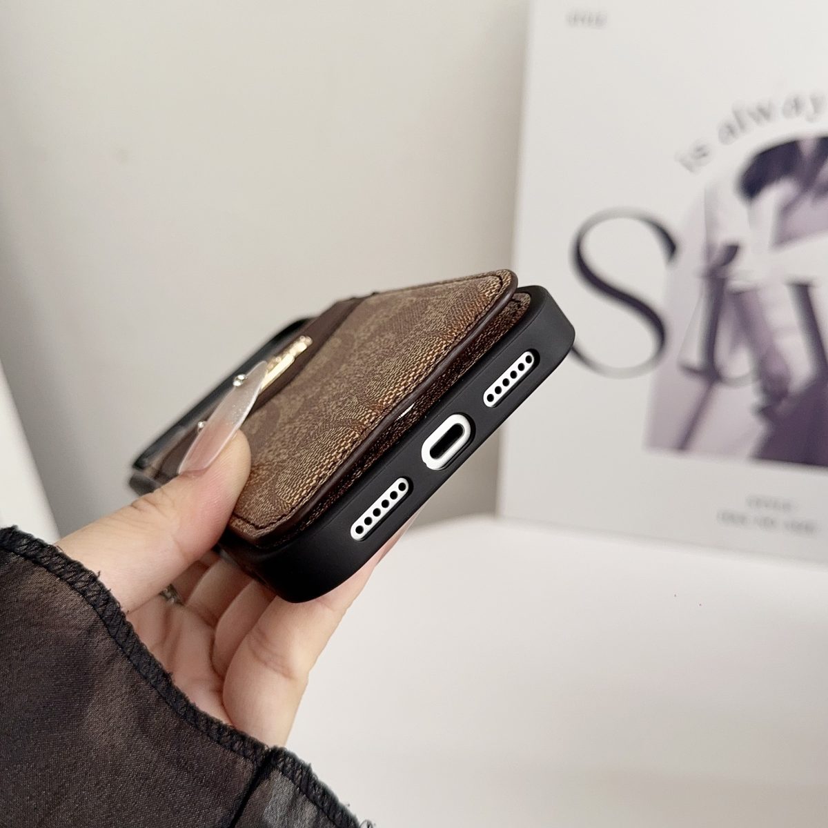 Premium Card Holder iPhone Case for 12-17 series