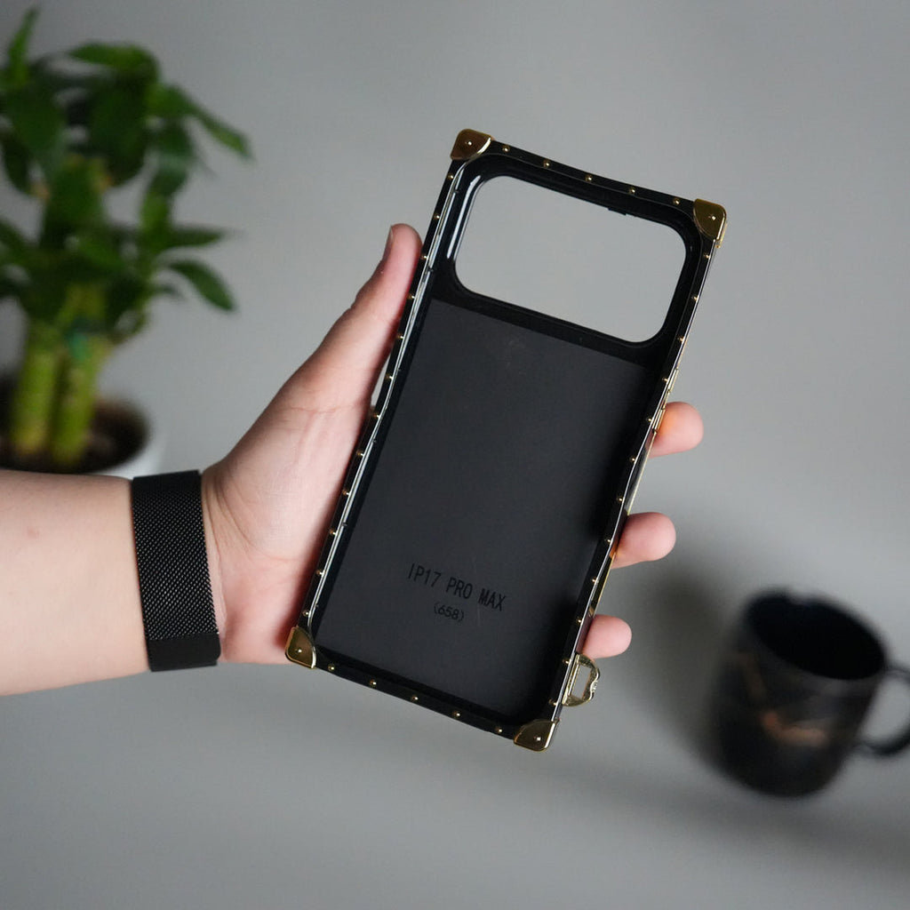 Luxury Brand Shiny Trunk Case For iPhone 17-12