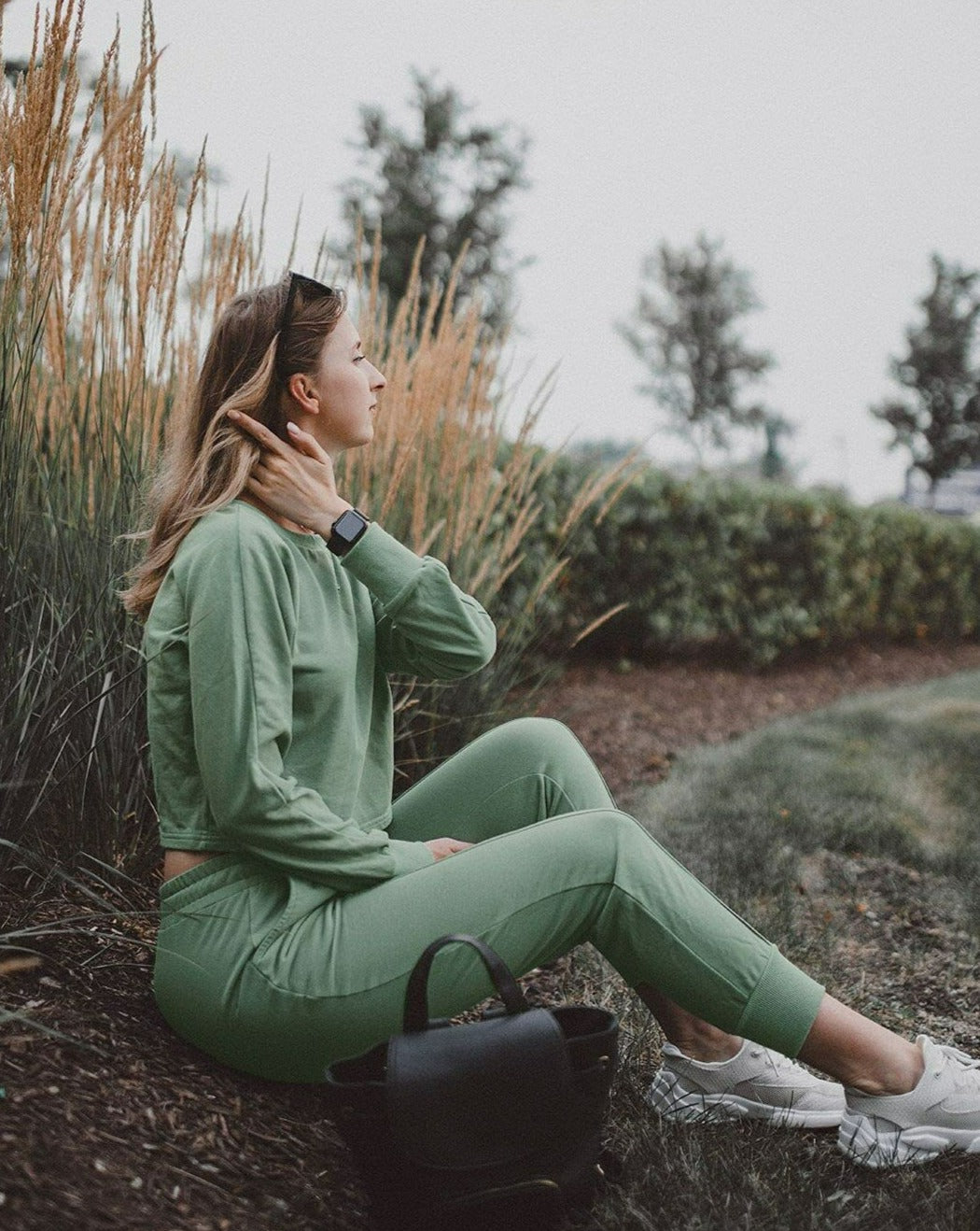Luxuii Crop Top Jogger 2PC Lounge Sets