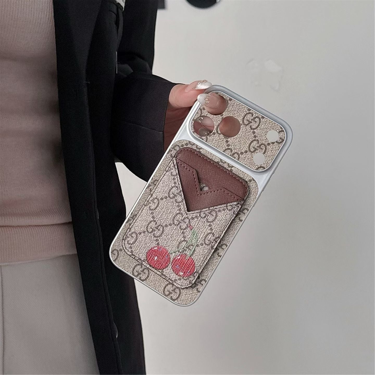 Style Phone case Magnet Card Holder for iPhone 13-17 Series