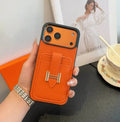 Leather Phone Cover Card Slot For iPhone 12-17 Series