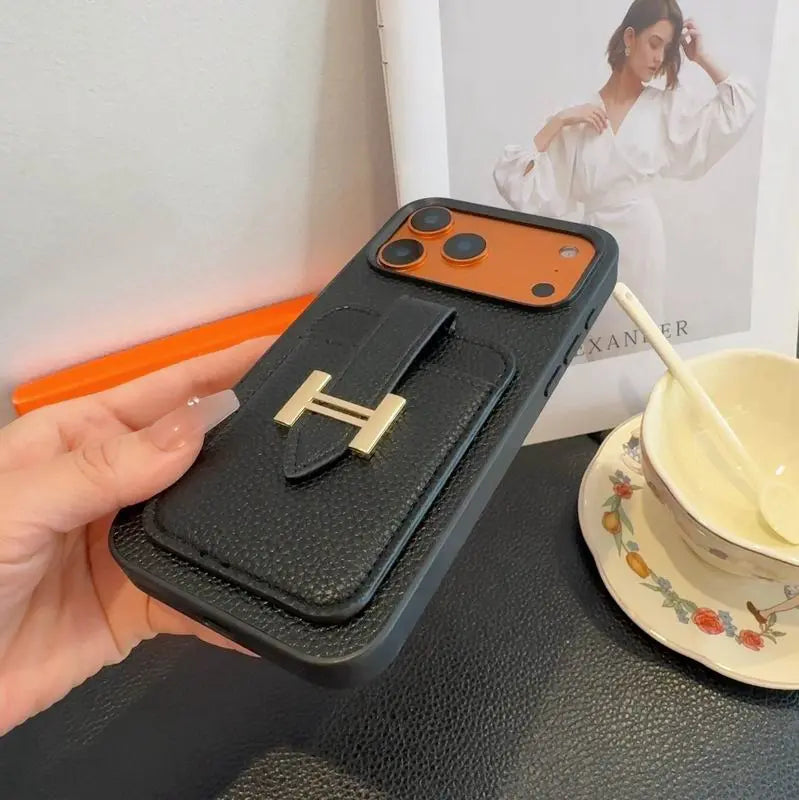 Leather Phone Cover Card Slot For iPhone 12-17 Series