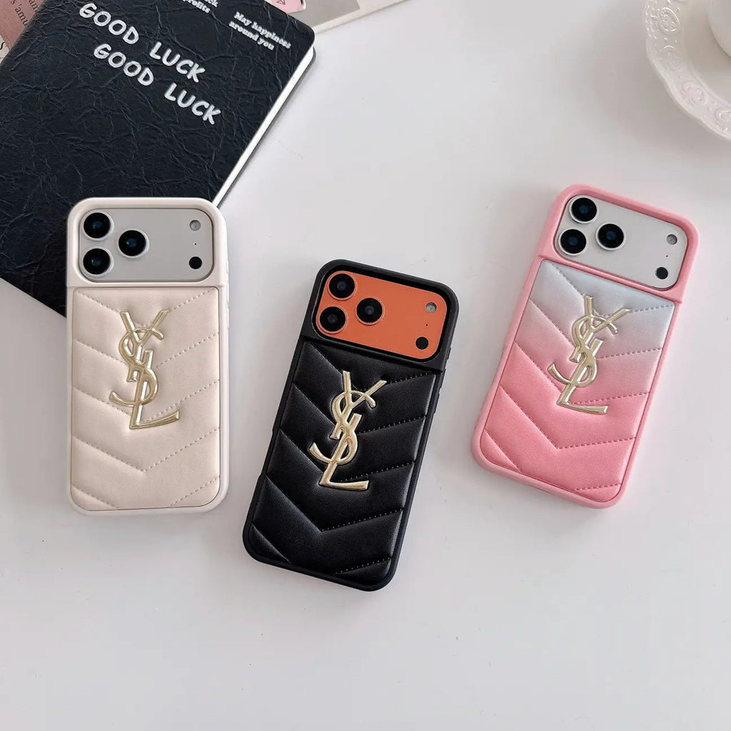 Premium YSL iPhone Case For iPhone 13-17