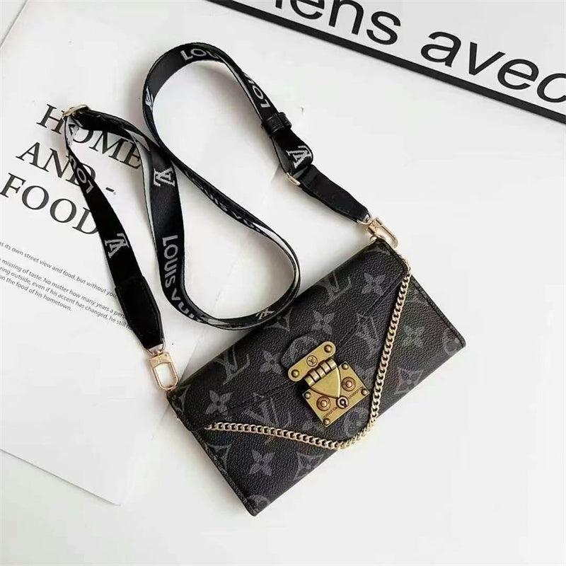 Monogram Luxurious Phone Case With Strap