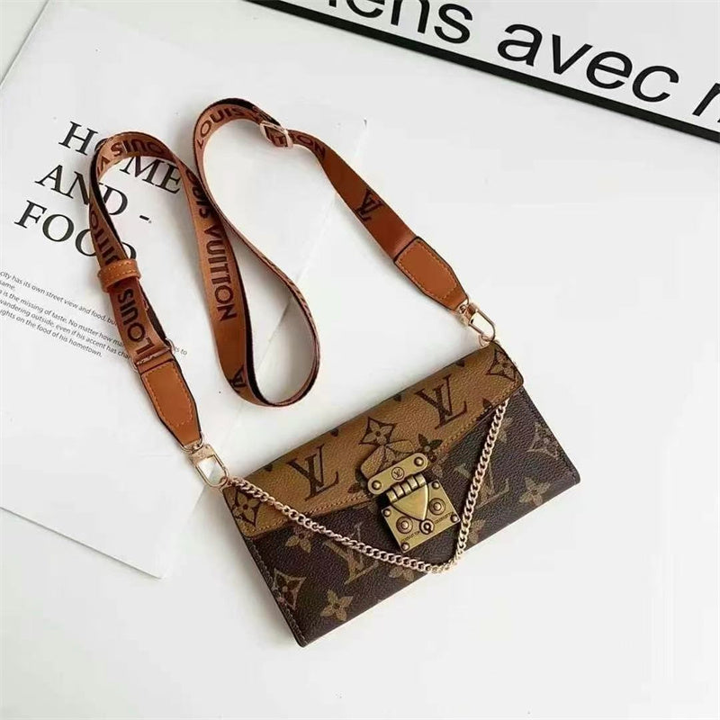 Monogram Luxurious Phone Case With Strap