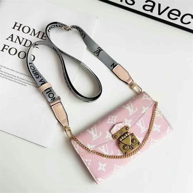 Monogram Luxurious Phone Case With Strap
