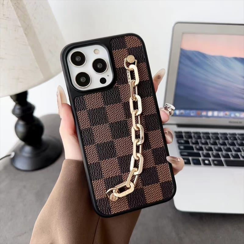 Monogram Stylish Protective Case for iPhone 13-17