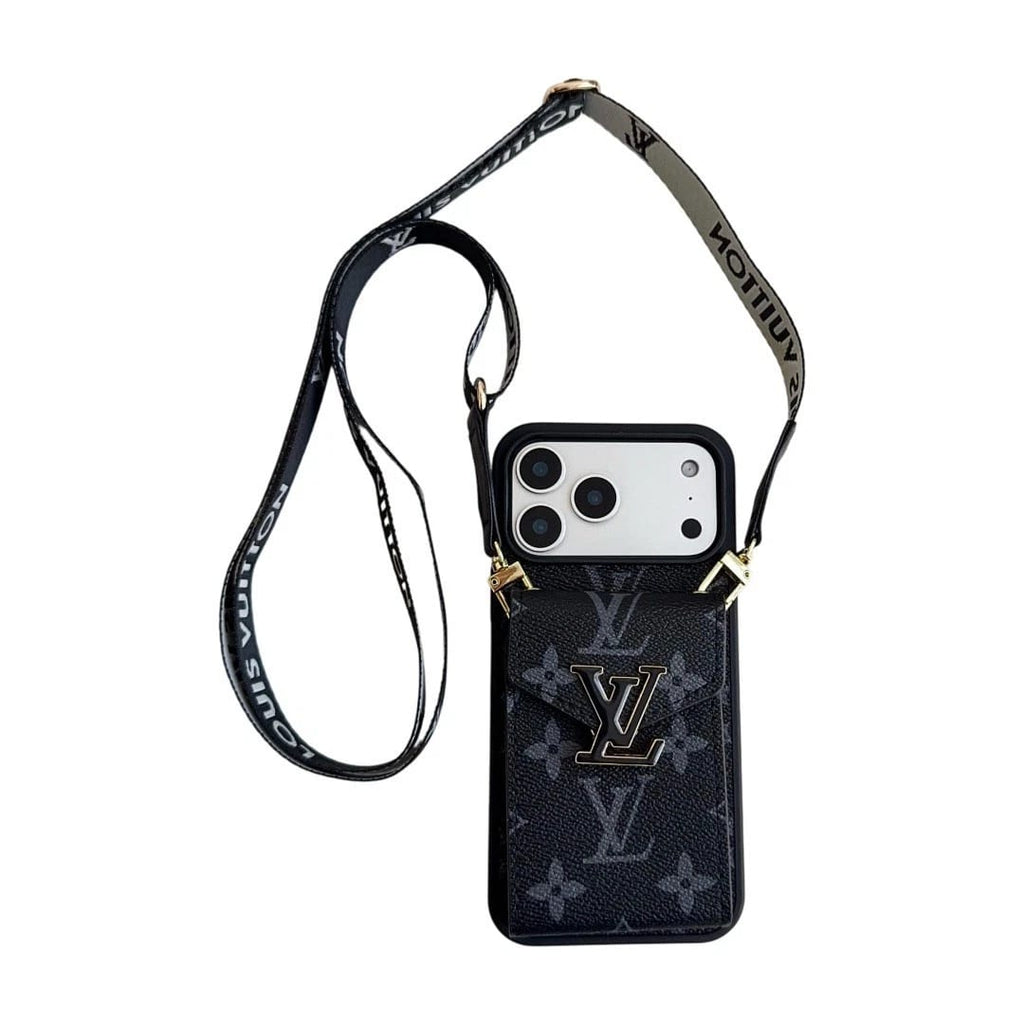 Leather Wallet Card Holder Phone Case For iPhone 12-17 Series