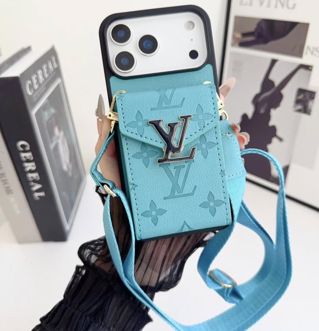 Luxury Phone Case with Card Holder For iPhone 12-17 Series