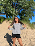 Luxuii Square Neck Shirts Fall Causal Trendy Tunic Tops